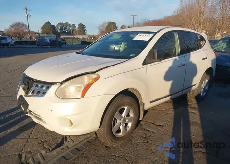 2012 Nissan Rogue S из США, поврежденный, VIN JN8AS5MT9CW278949